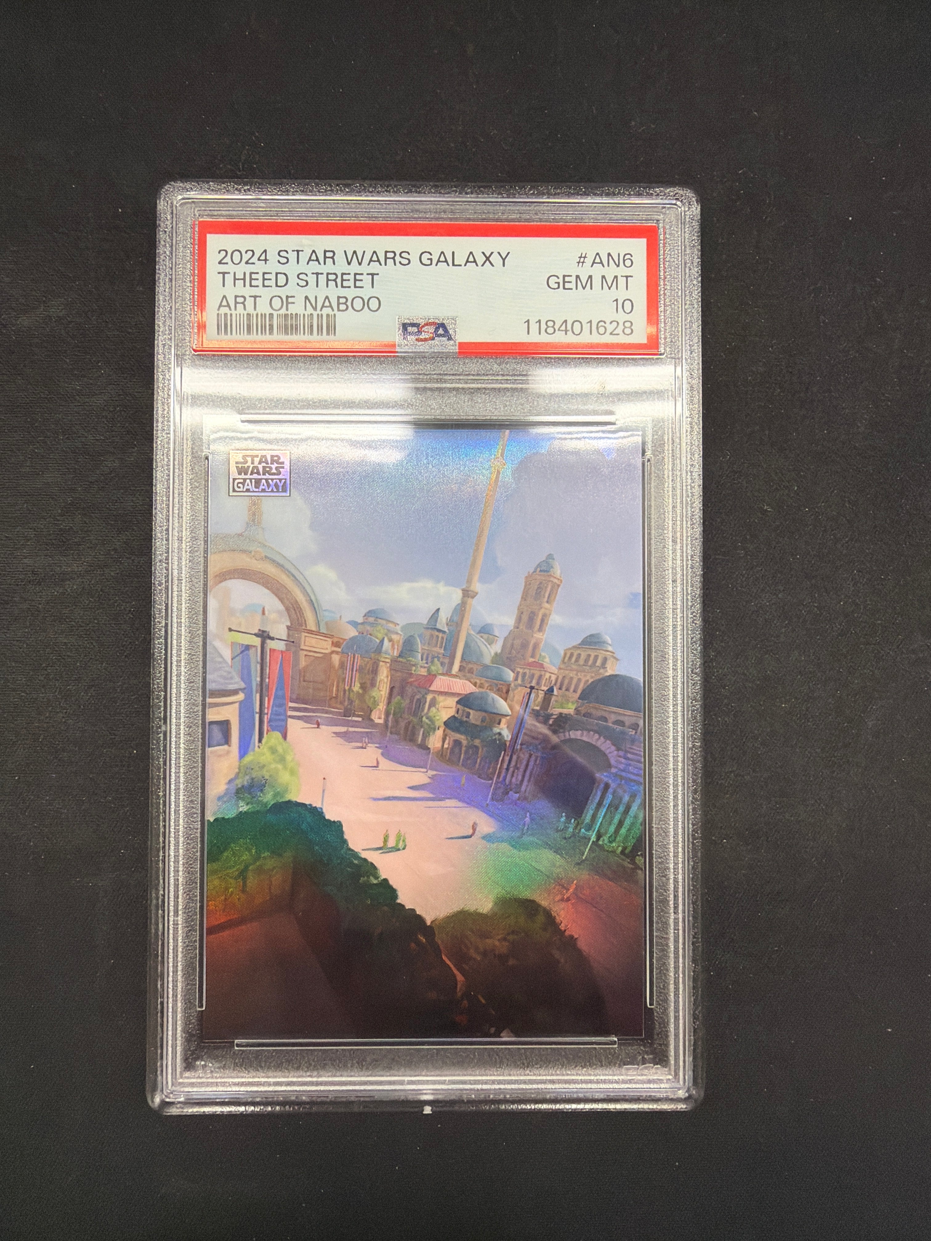2024 Star Wars Galaxy Theed Street Art of Naboo PSA Gem MT 10