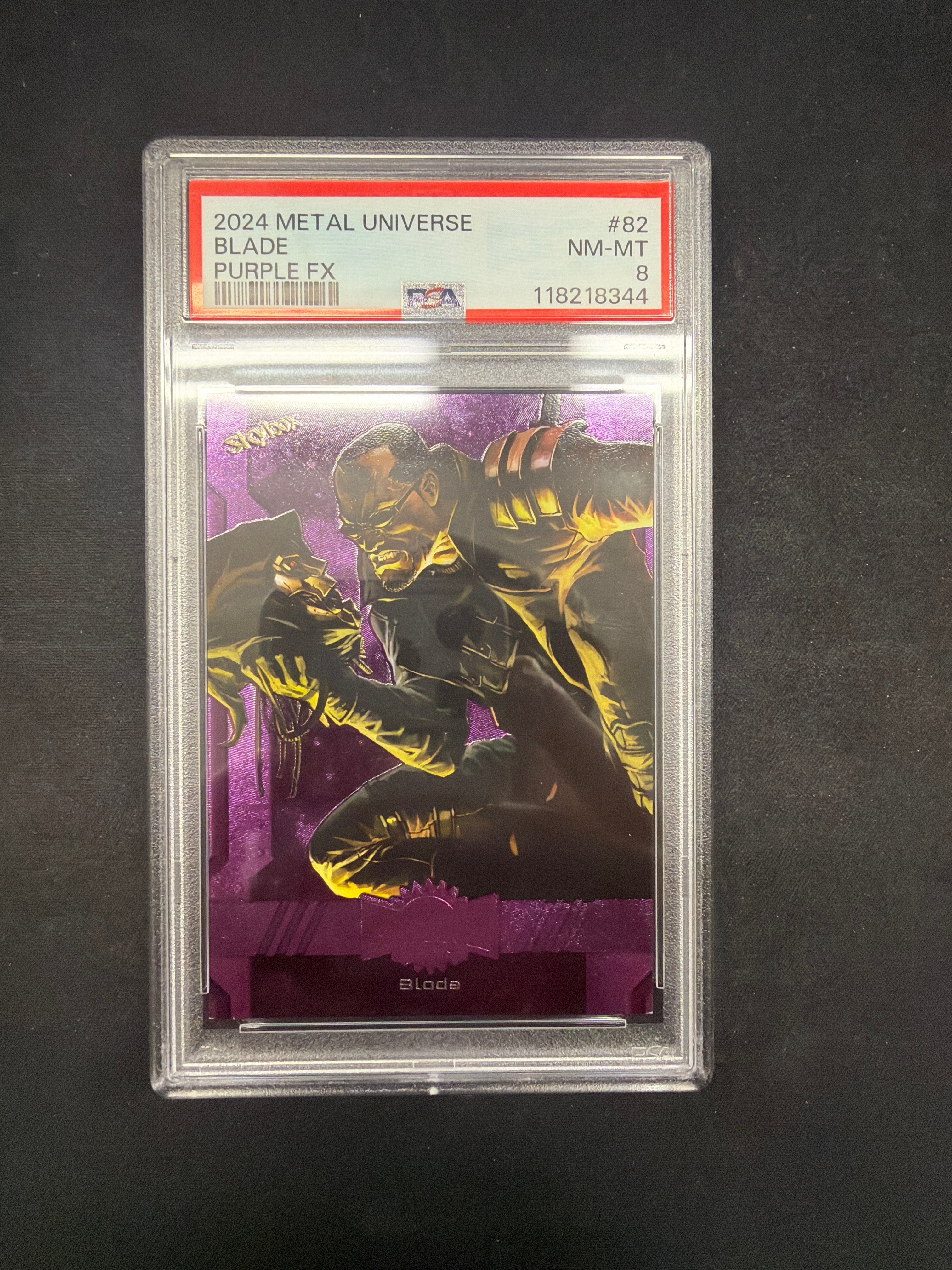 2024 Metal Universe Blade Purple FX PSA NM-MT 8