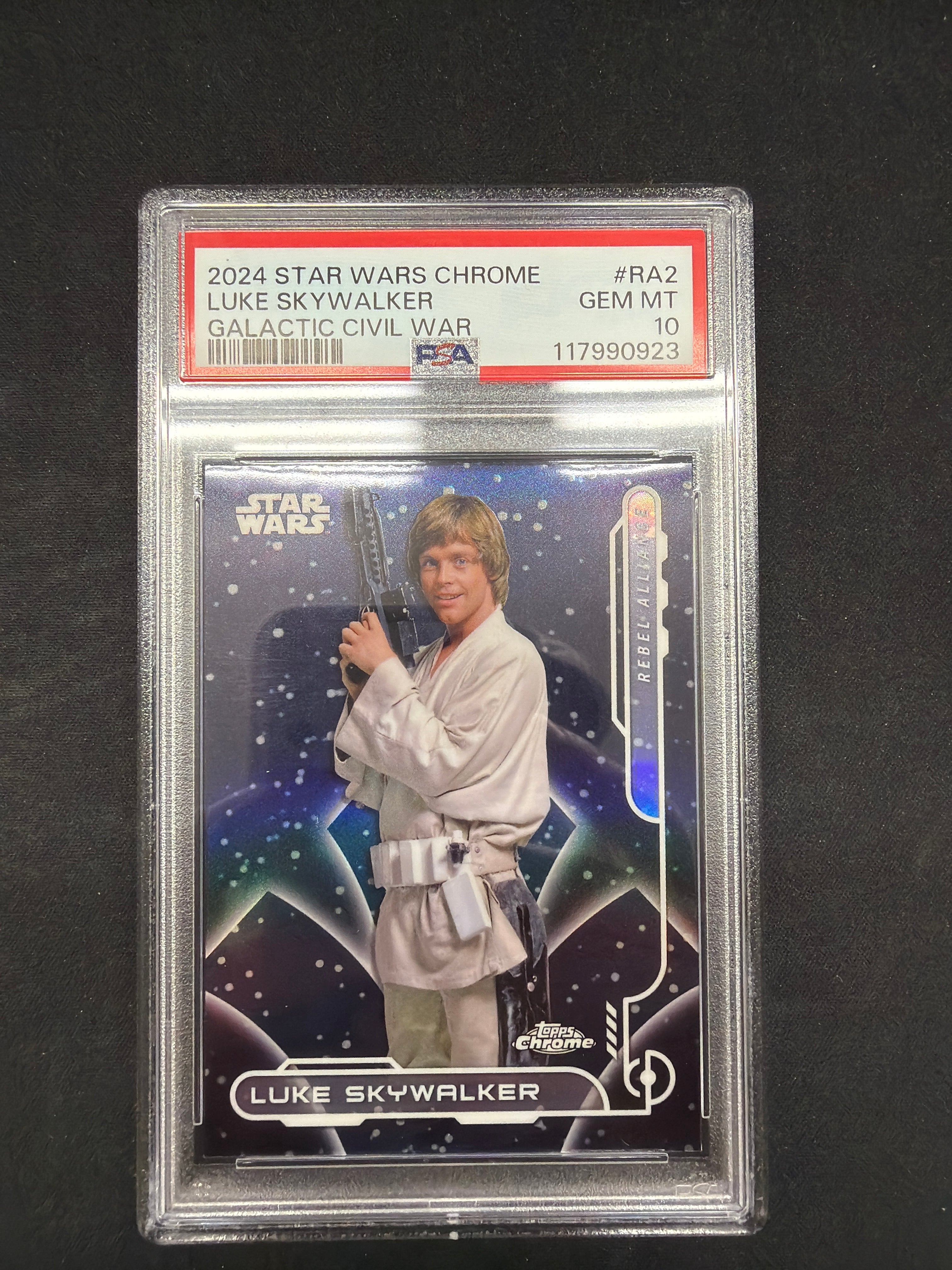 2024 Star Wars Chrome Luke Skywalker Galactic Civil War PSA Gem MT 10