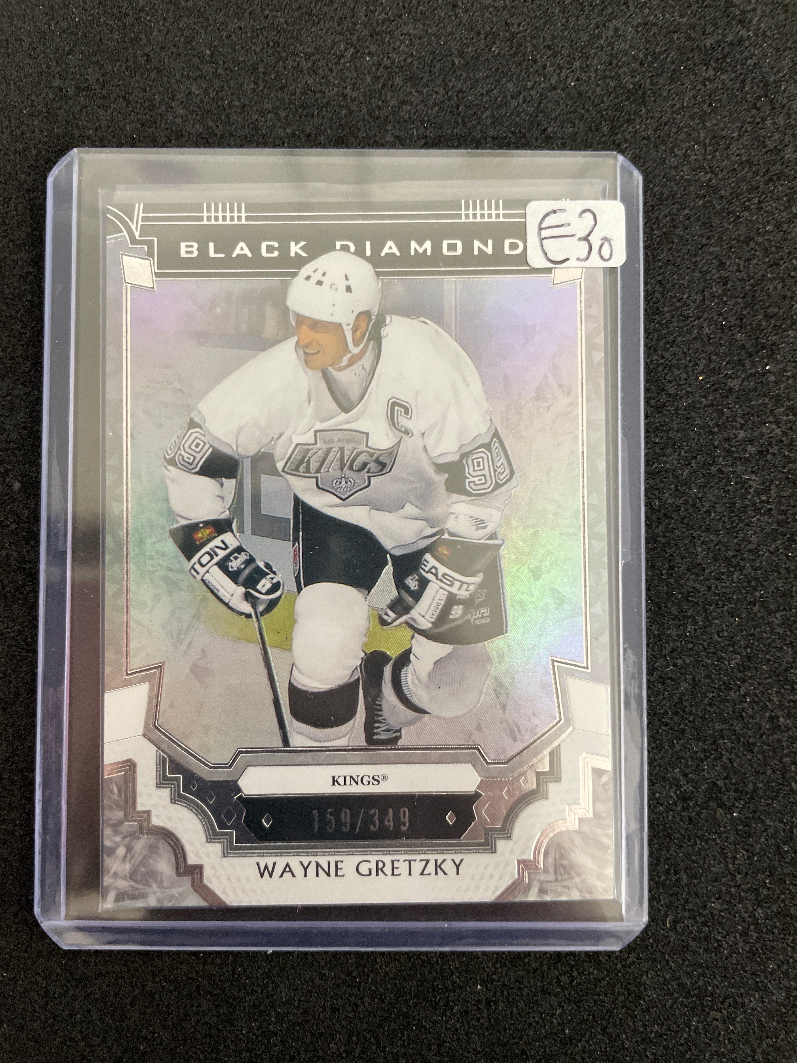 Upper Deck 2023-24 Black Diamond Hockey Wayne Gretzky Black Diamond /349