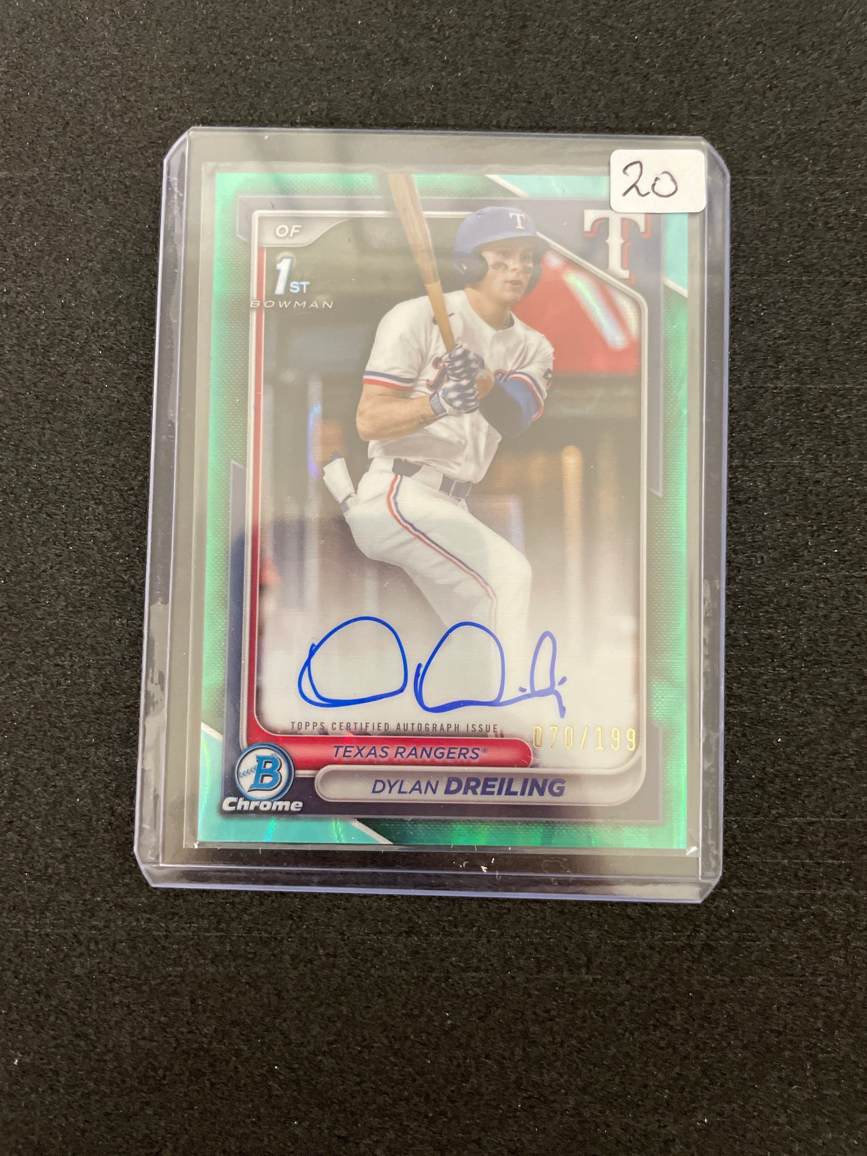 2024 Topps Bowman Chrome Dylan Dreiling Autograph /199