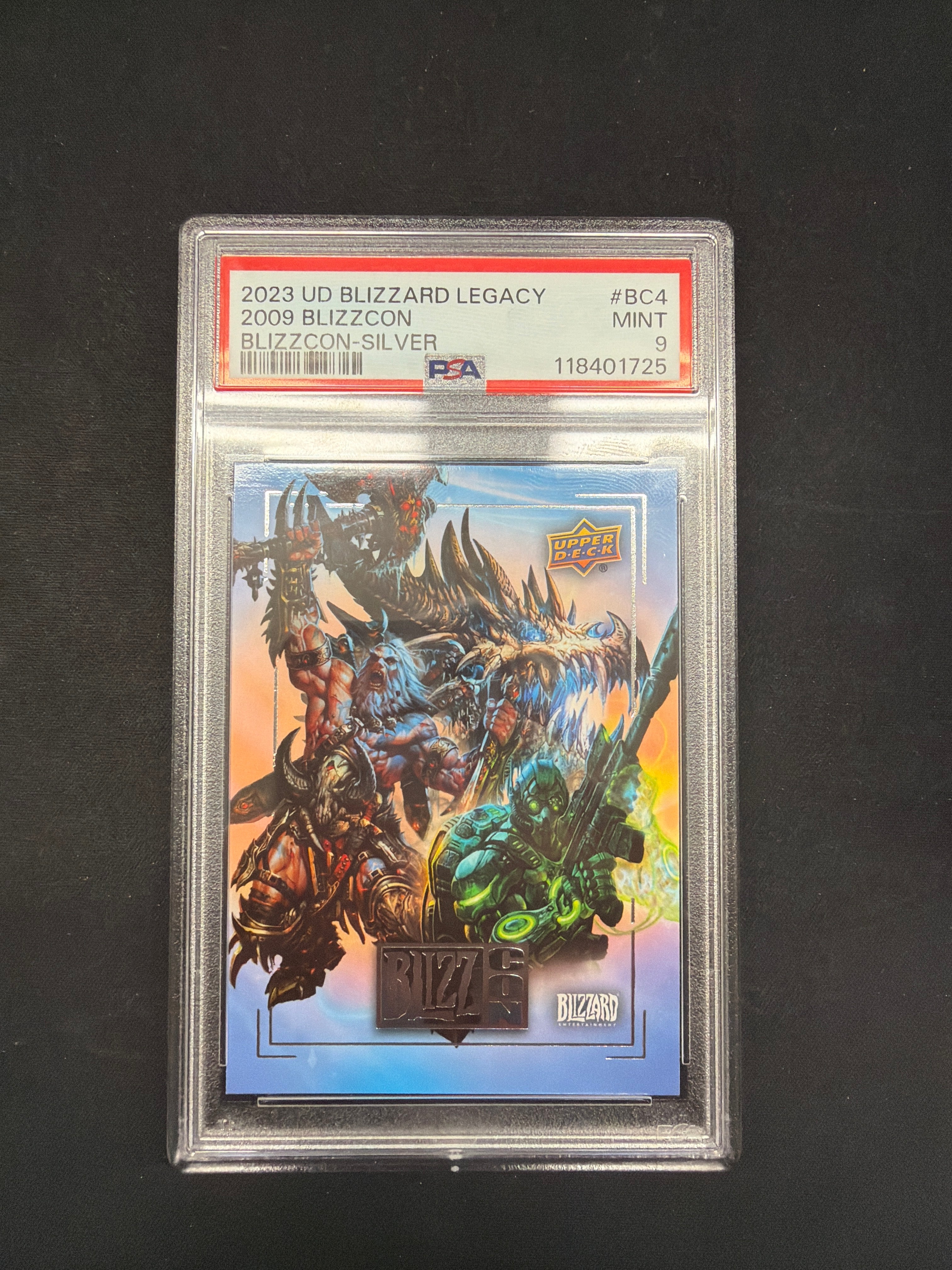 2023 UD Blizzard Legacy 2009 Blizzcon Blizzcon-Silver PSA MINT 9