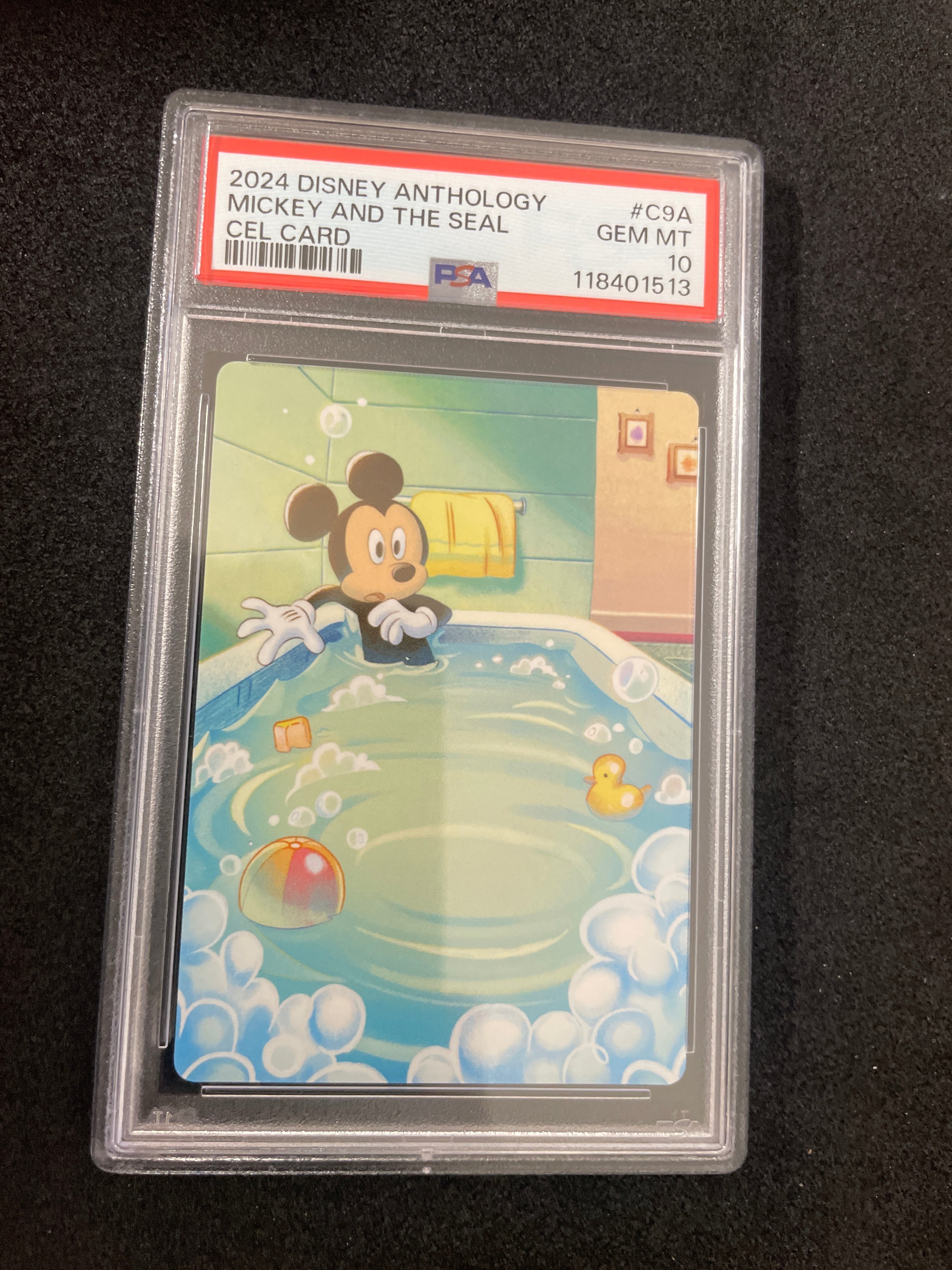 2024 Disney Anthology Mickey And The Seal Cel Card GEM MINT PSA 10