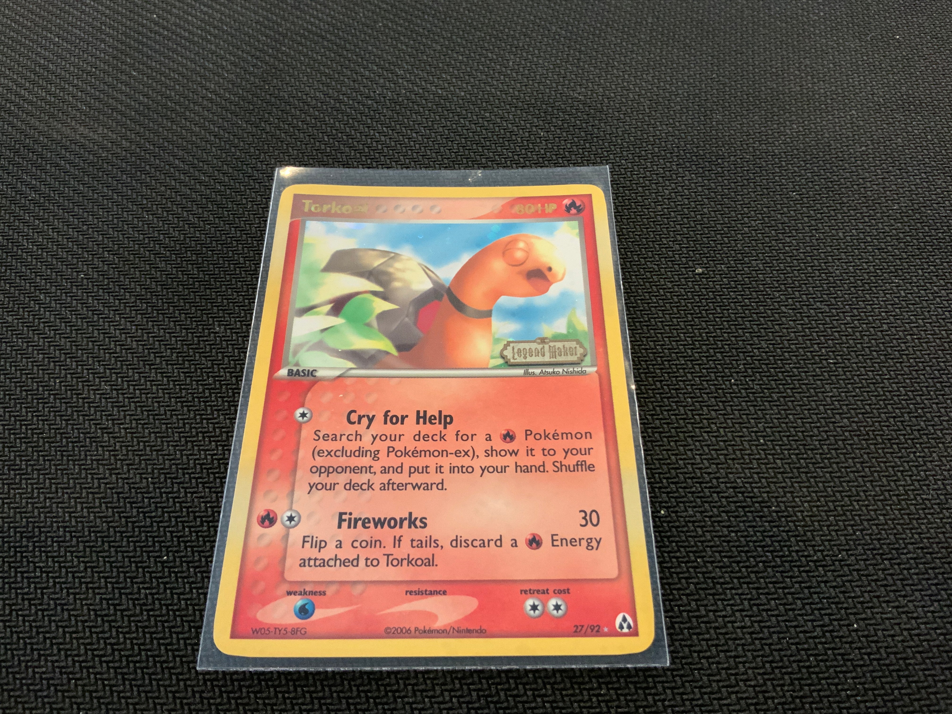 Pokemon EX legend maker Torkoal 27/92
