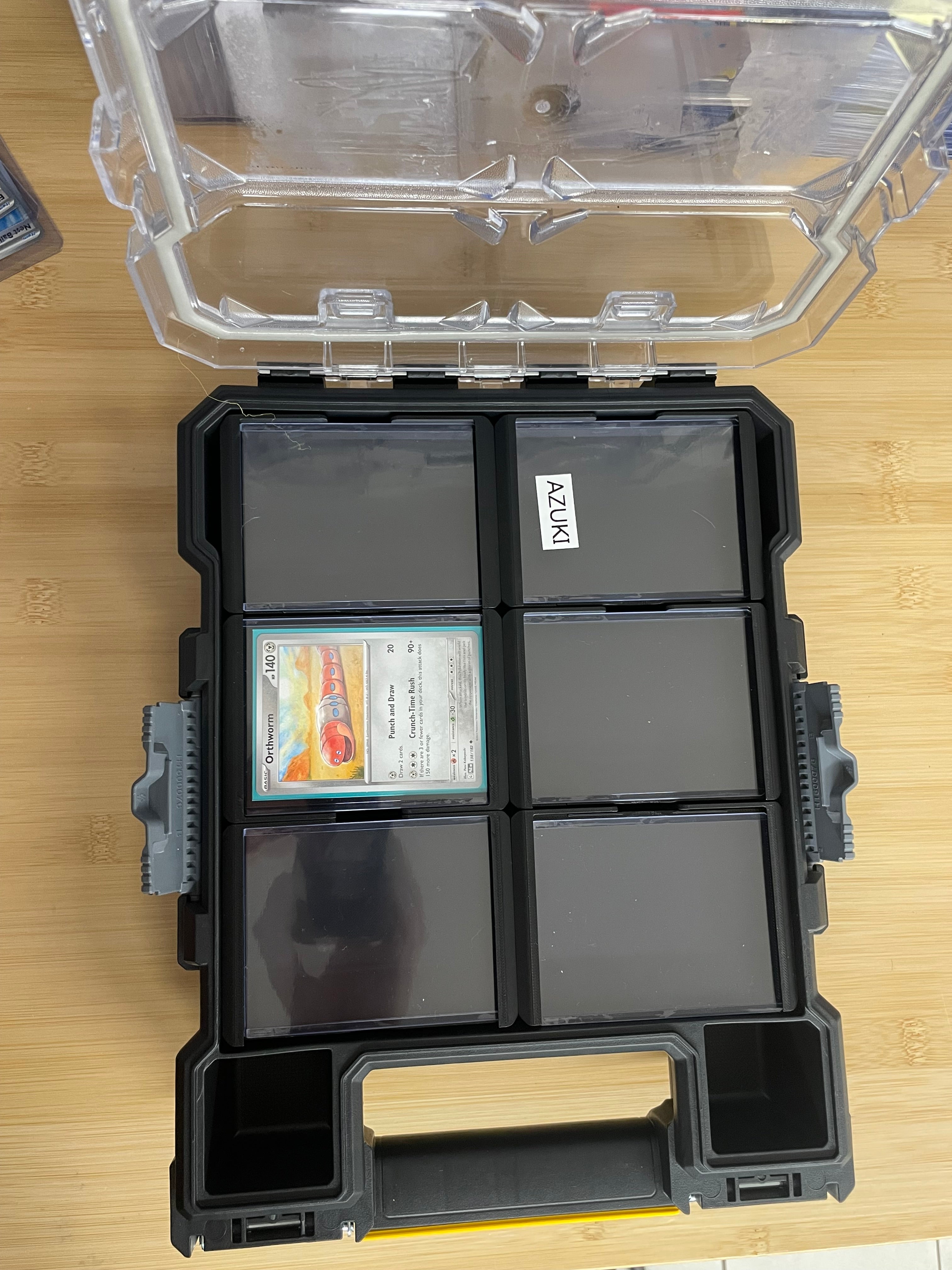 deck box travel case for 6 deck boxes