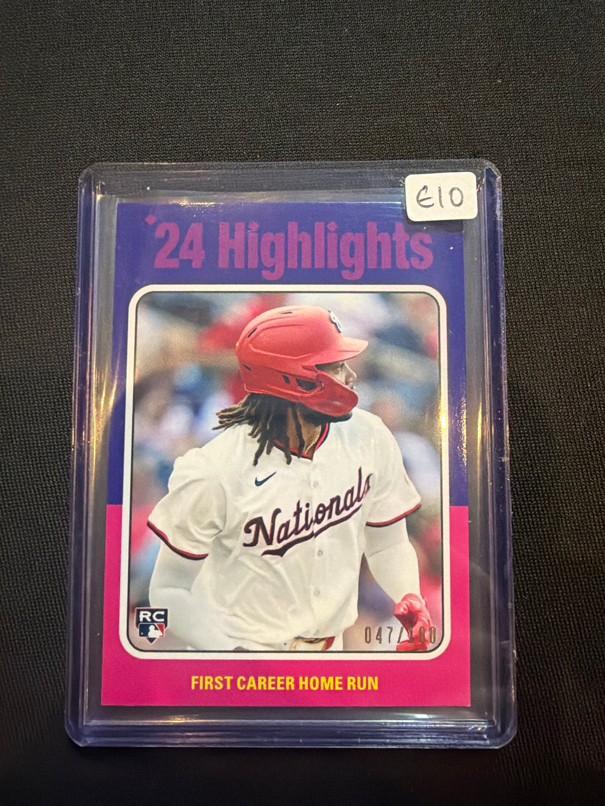 2025 Topps Transcendent VIP James Wood Rookie /100