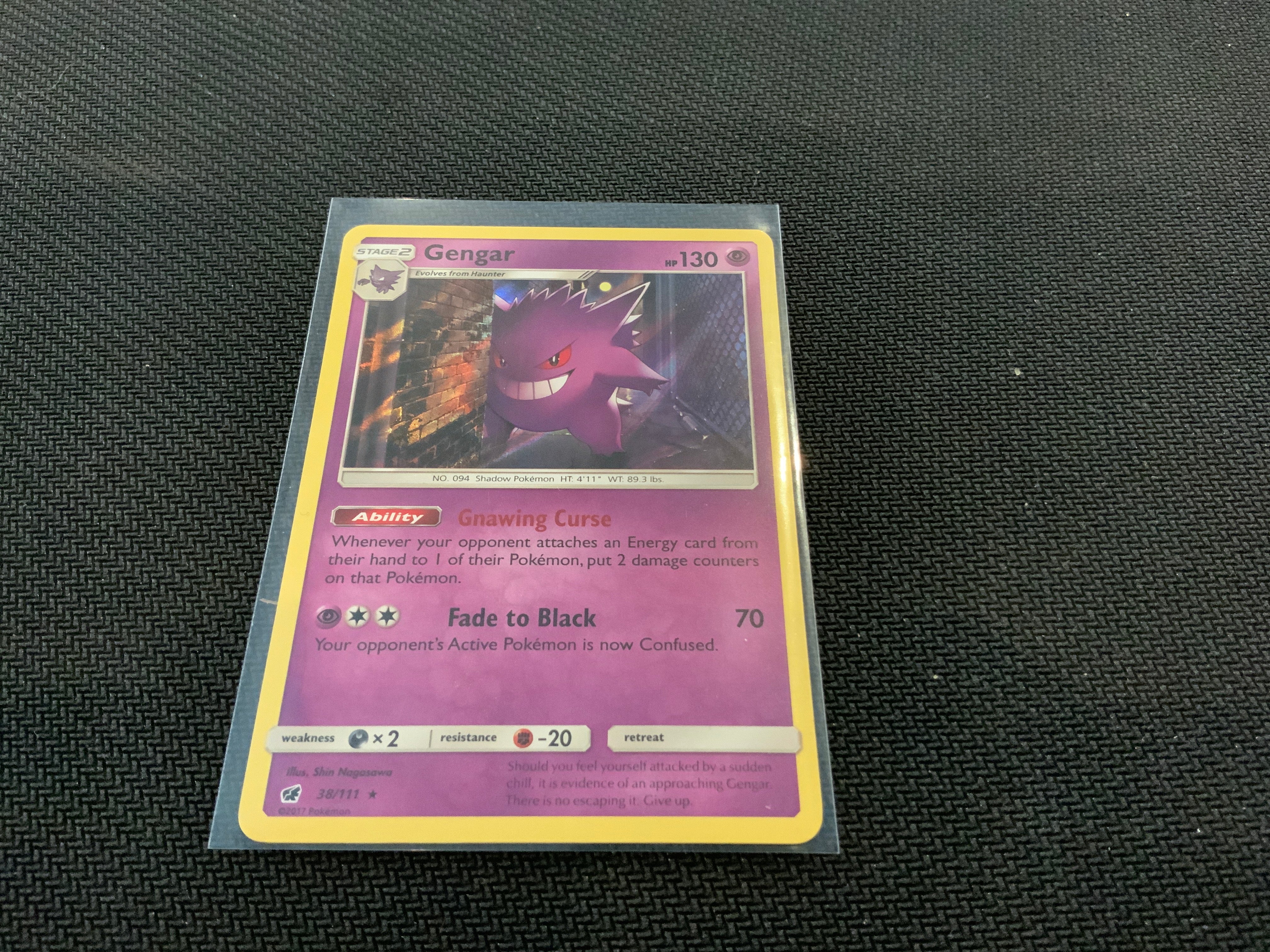 Pokemon Crimson invasion Gengar 38/111