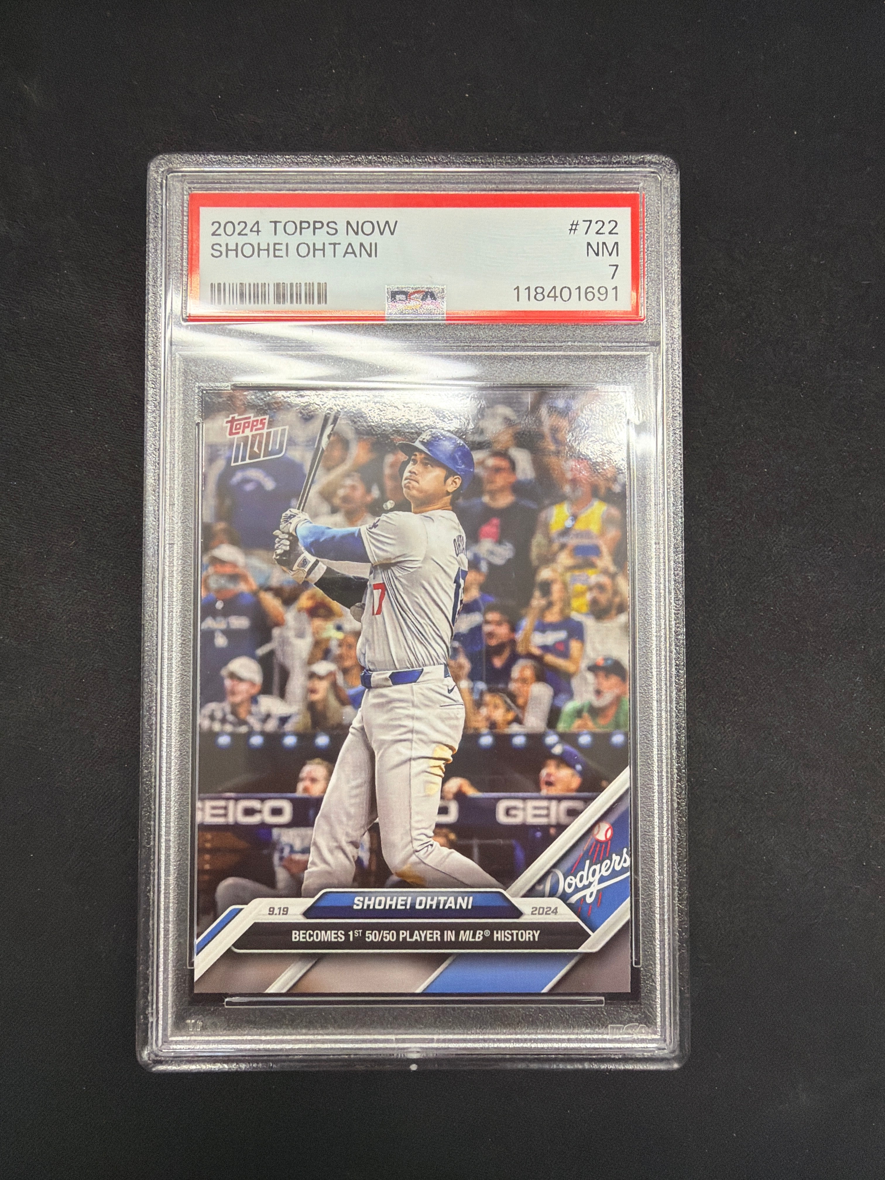 2024 Topps Now Shohei Ohtani #722 PSA NM 7