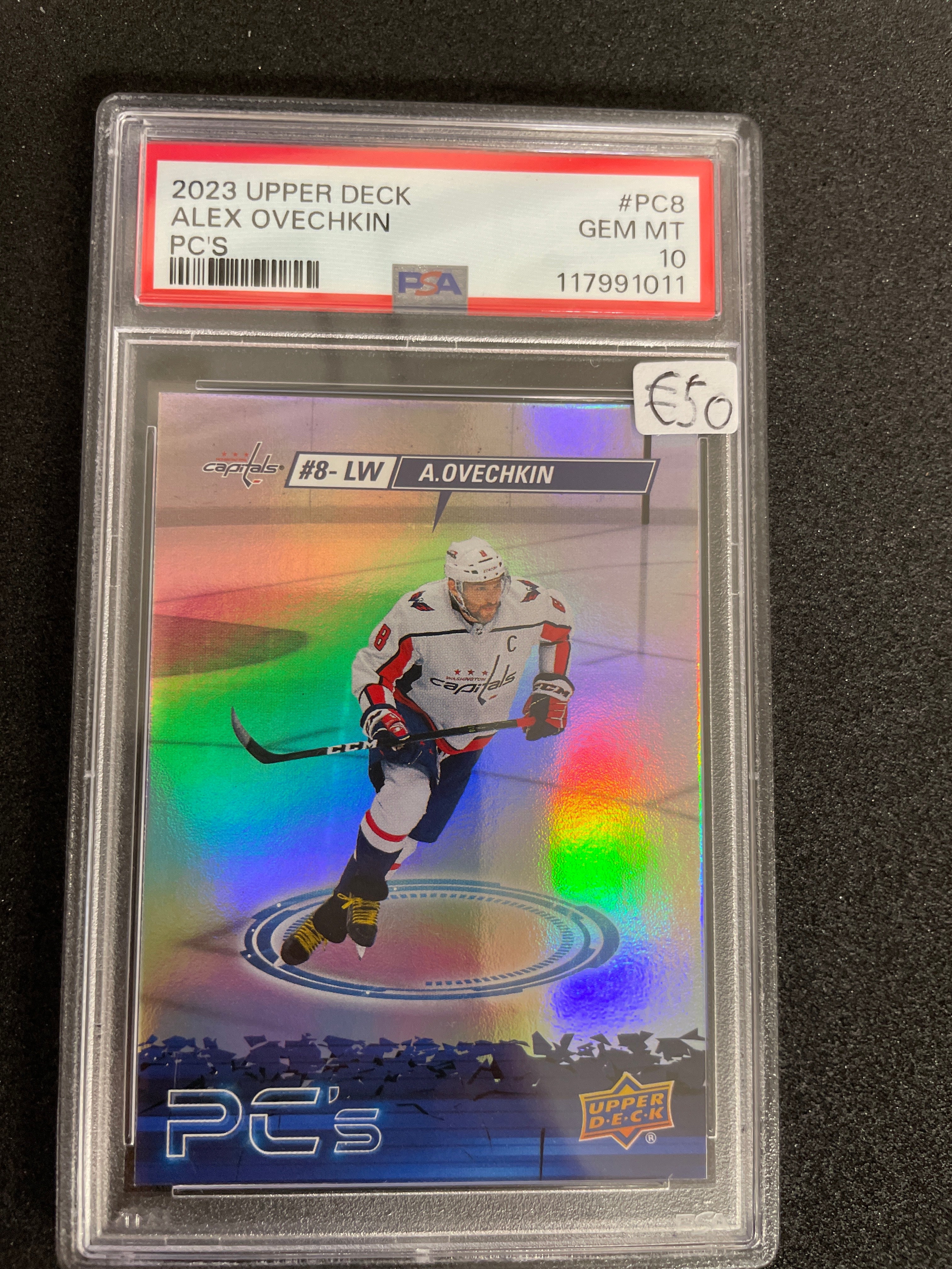 2023 UPPER DECK ALEX OVECHKIN PC’S PSA 10