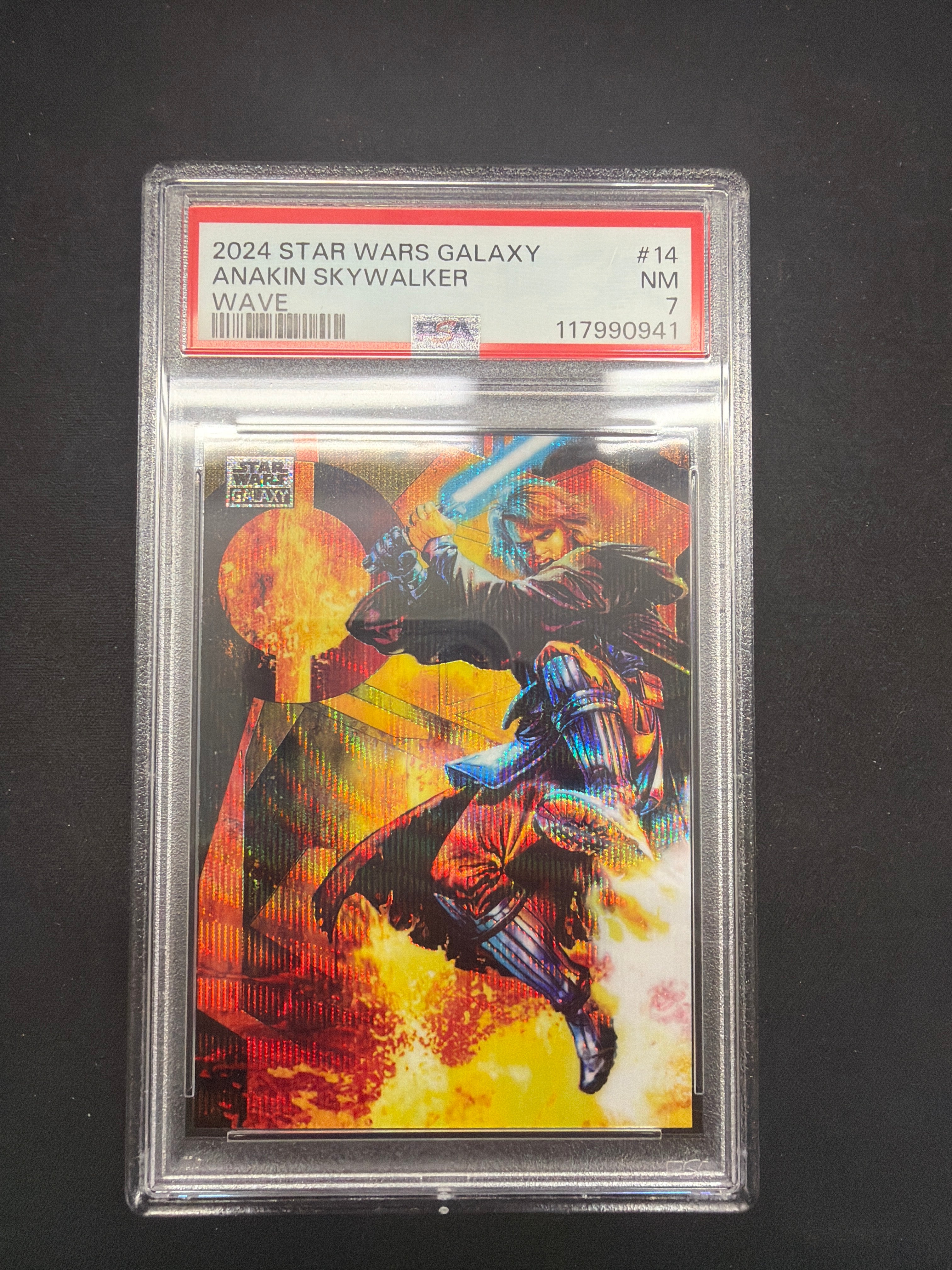 2024 Star Wars Galaxy Anakin Skywalker Wave PSA NM 7 /99
