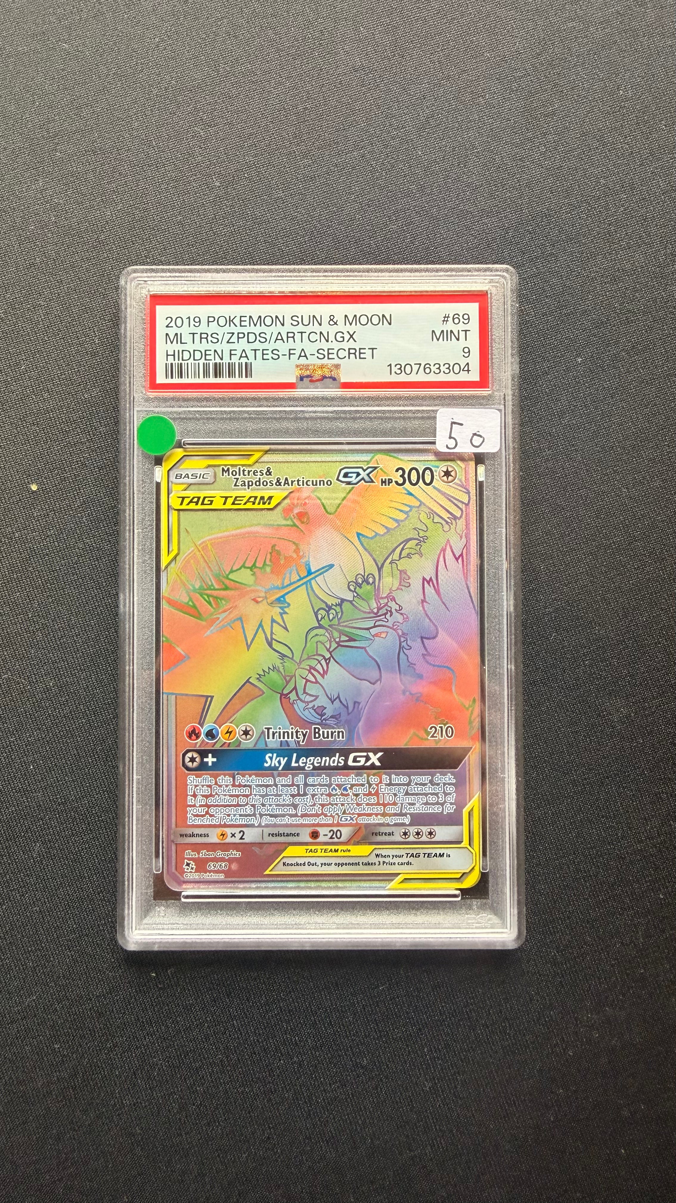2019 Pokémon Sun & Moon ML TRS / ZPDS / ARTCN.GX MINT 9