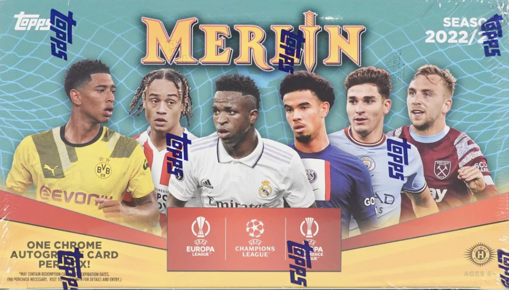 2022/23 Topps UEFA Club Competitions Merlin Chrome Soccer Hobby