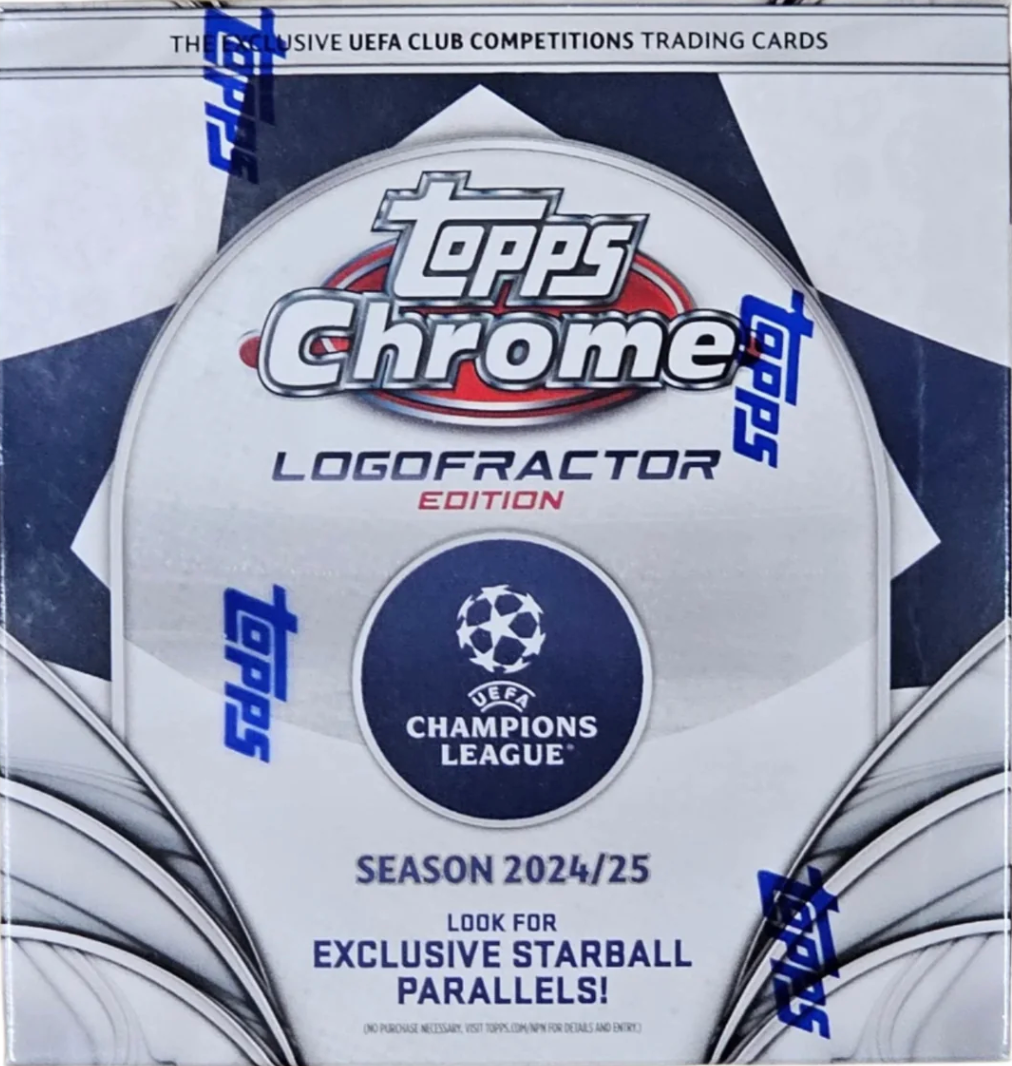 2024/25 Topps Chrome Logofractor UEFA Club Competitions Soccer (London Store Exclusive)
