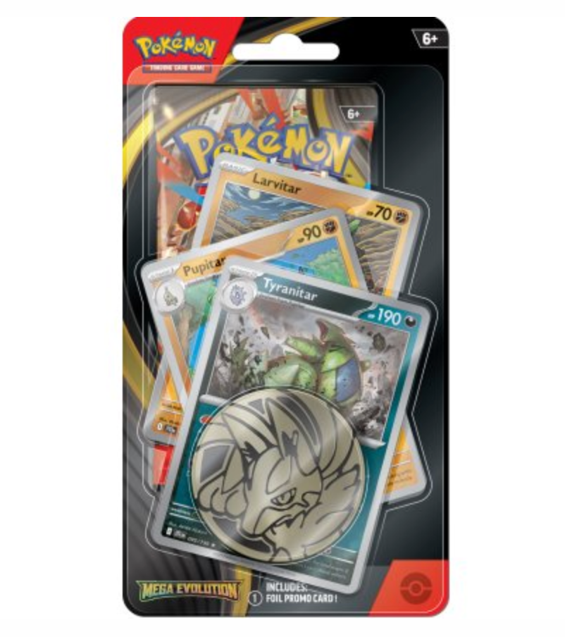 Pokemon - Mega Evolution Premium Checklane Blister: Tyranitar