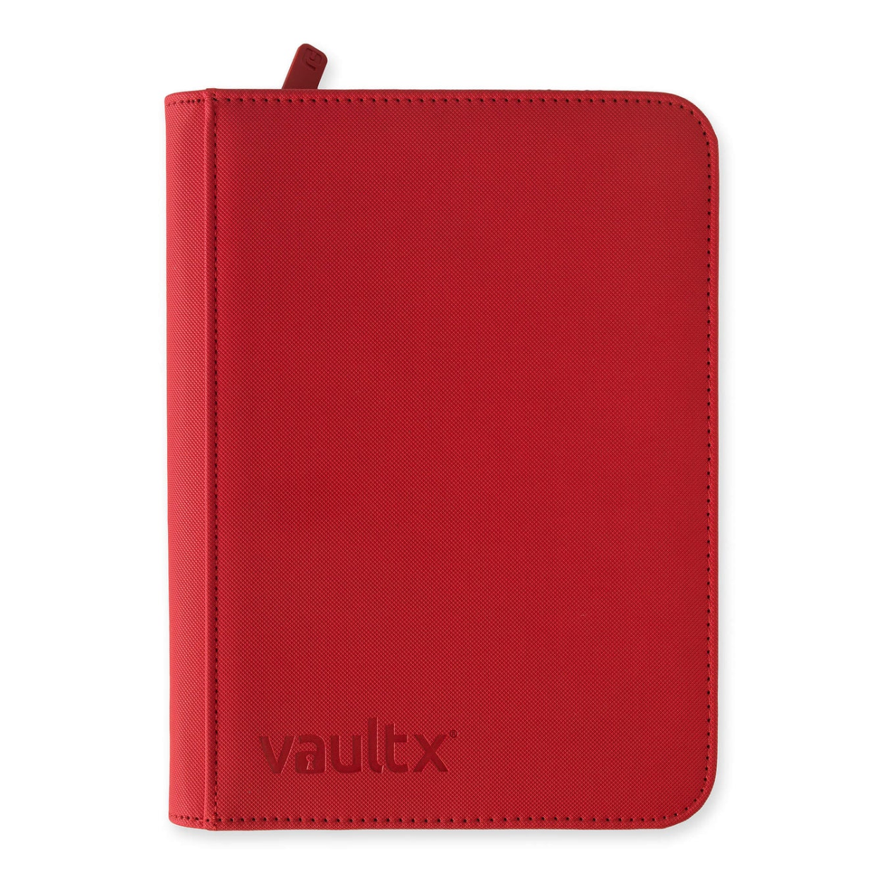Vault X Zip Binder 4-Pocket - Fire Red