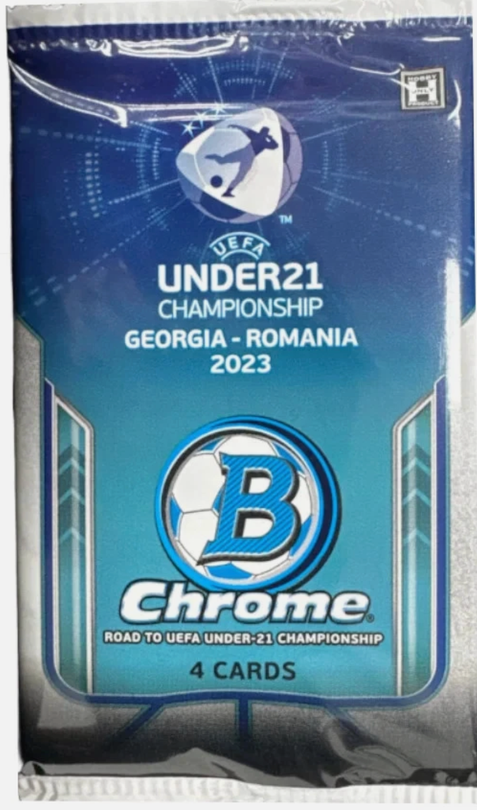 2022 Bowman Chrome Road to UEFA Under-21 European Championship Soccer Pack