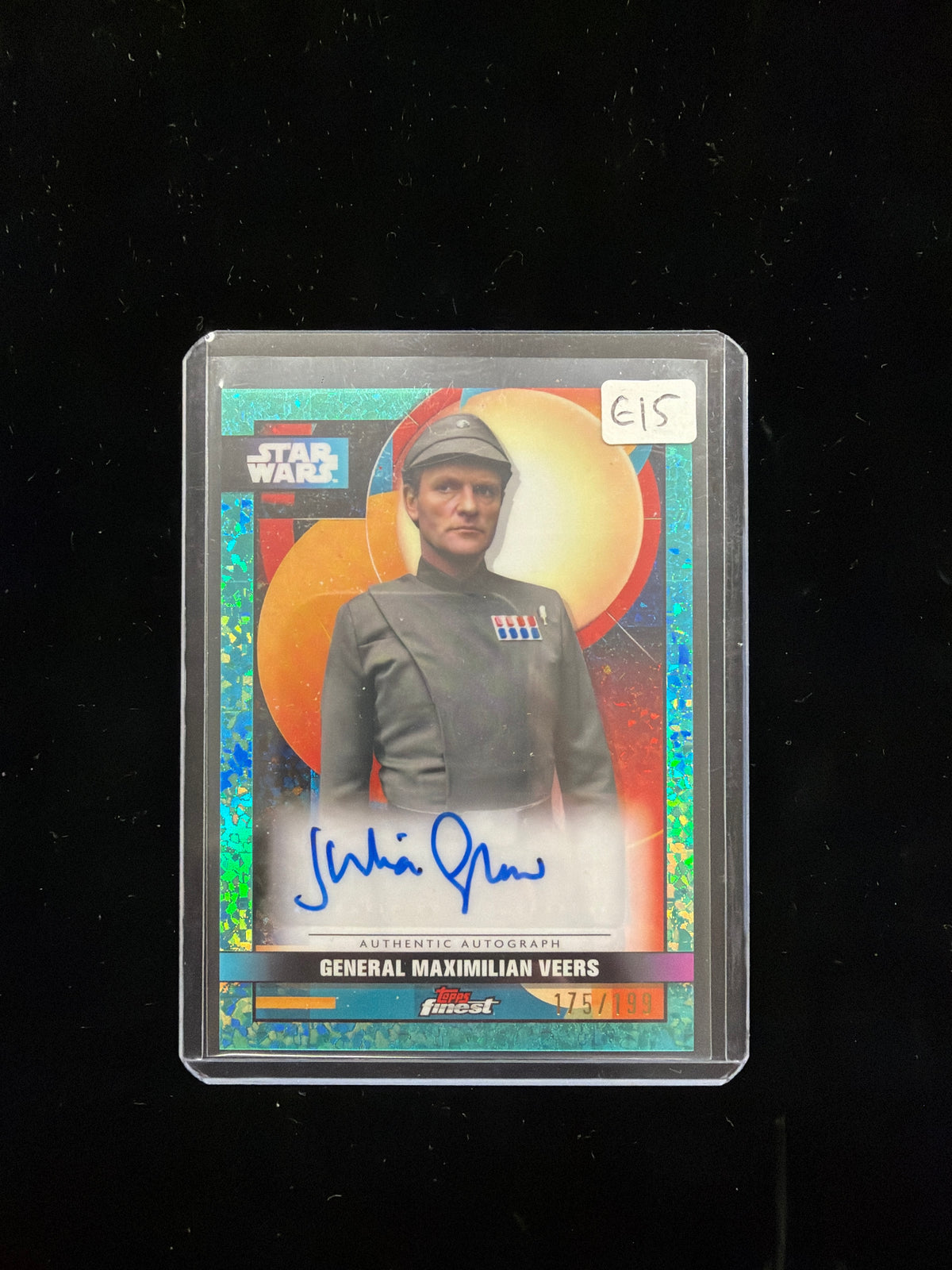 Topps Finest Star Wars General Maximillian Veers Auto /199