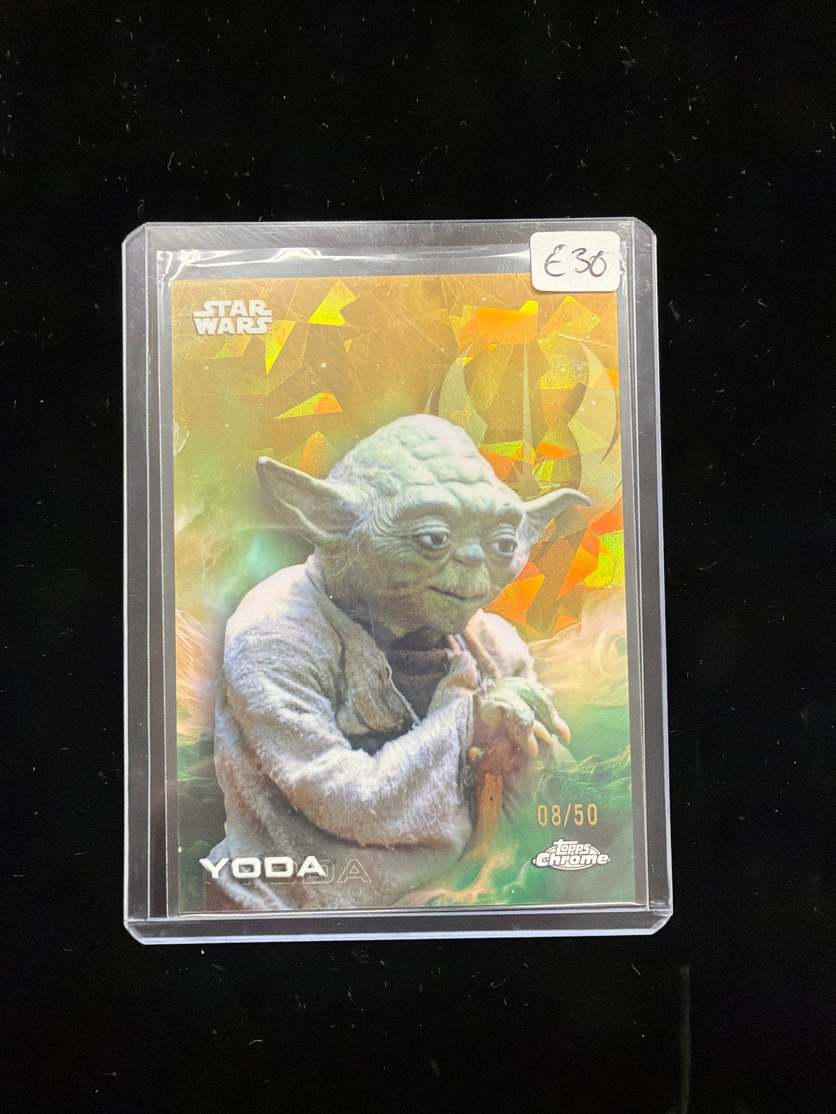 Topps Star Wars Sapphire Yoda /50