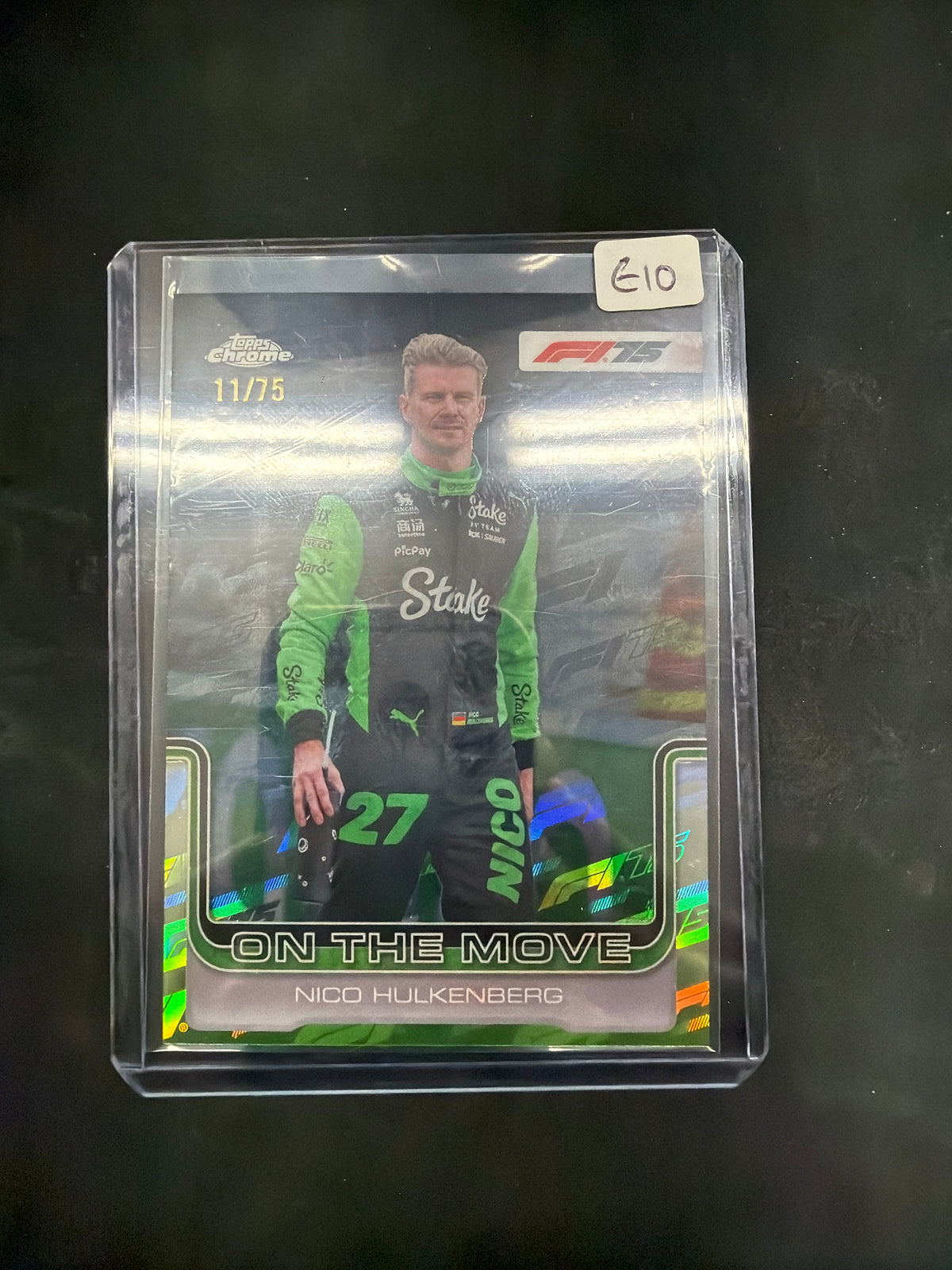 2025 Topps Chrome F1 Nico Hulkenburg On The Move /75