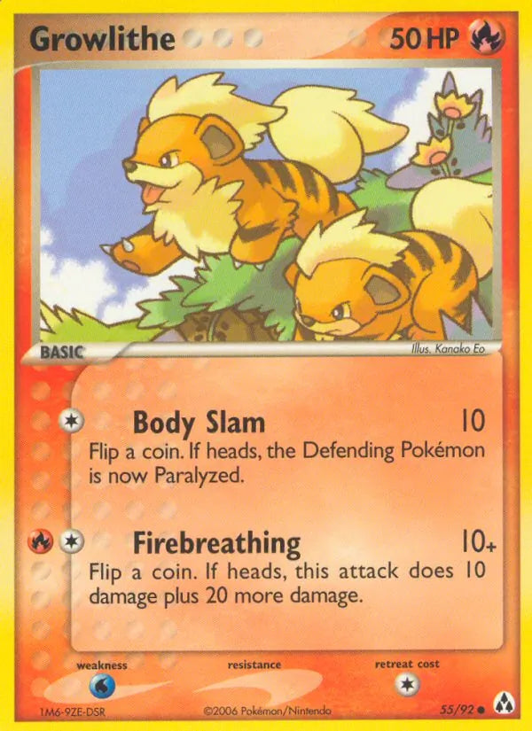 Growlithe — Legend Maker, 55
