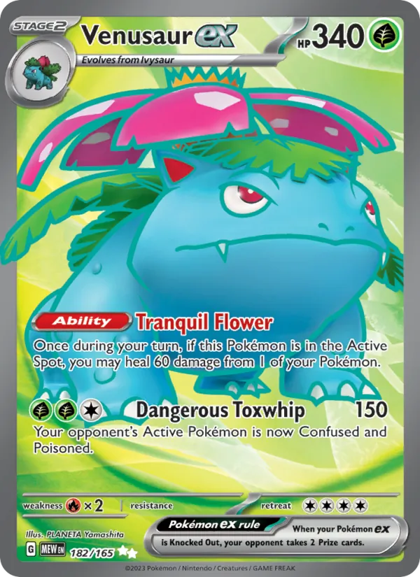 Venusaur ex — 151, 182