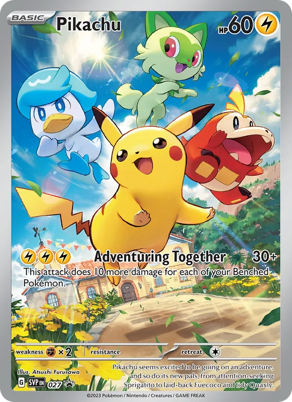 Pikachu — SVP Black Star Promos, 027