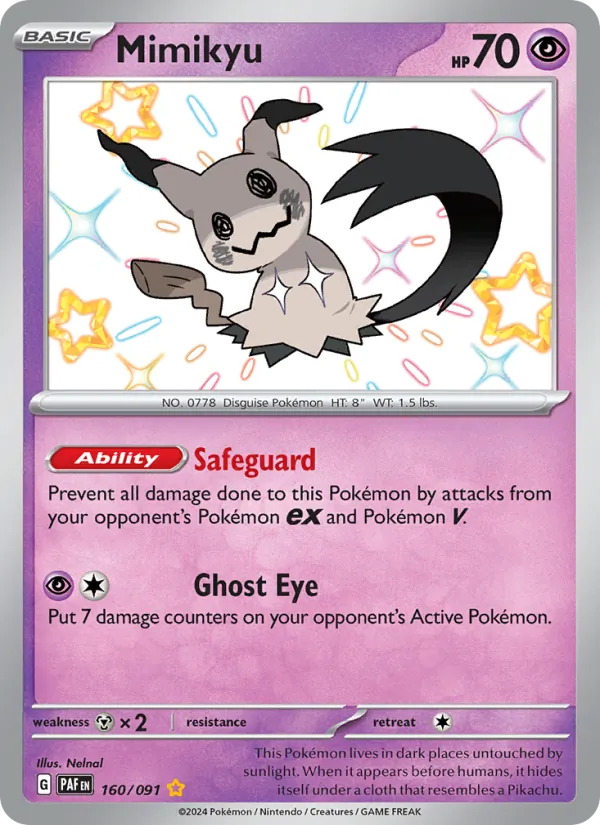 Mimikyu — Paldean Fates, 160