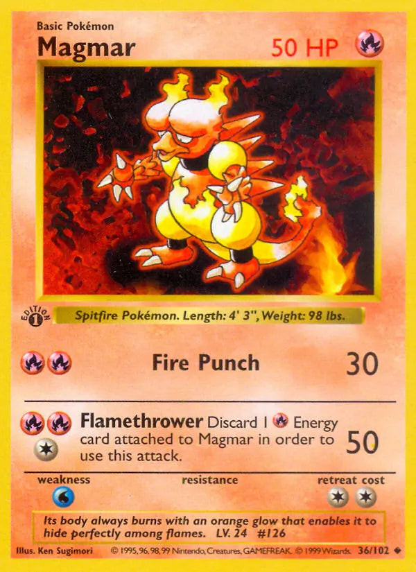 Magmar — Base Set, 36