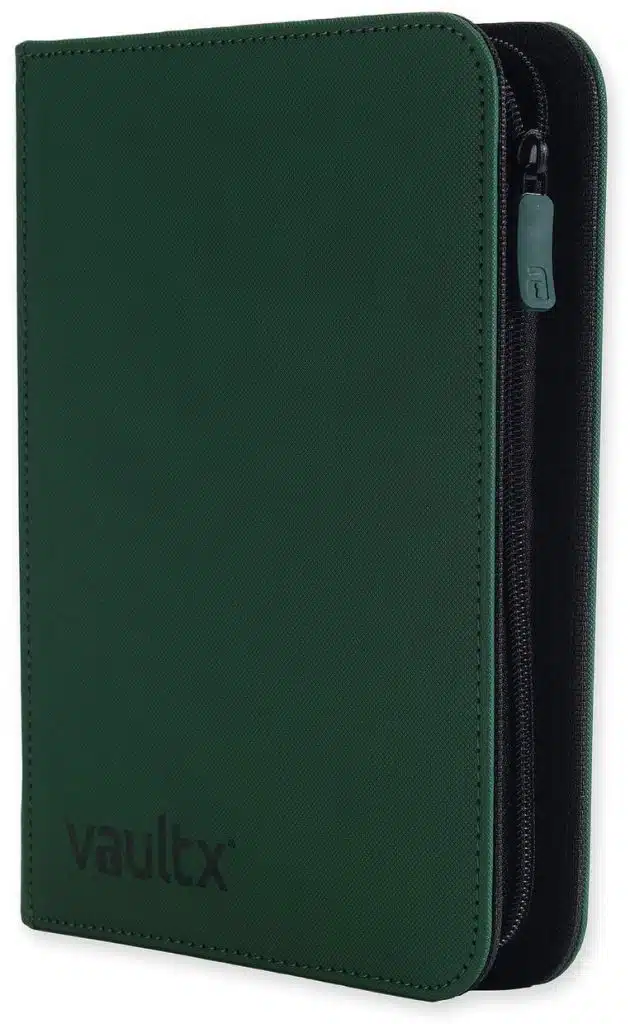 Vault X – 4-Pocket Exo-Tec Zip Binder – Green