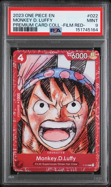 2023 ONE PIECE PREMIUM CARD COLLECTION -ONE PIECE FILM RED- #022 MONKEY D. LUFFY