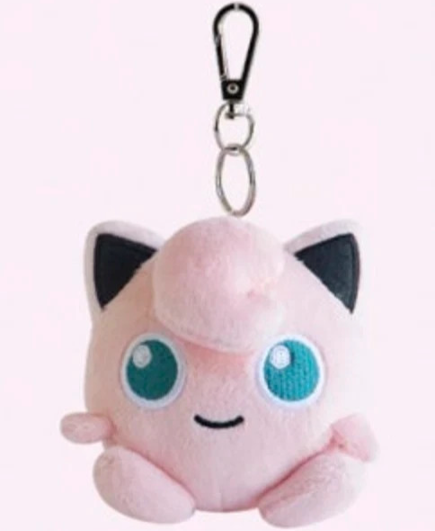 Pokémon Jigglypuff Plush Keychain 8cm
