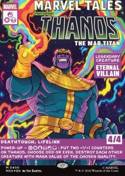 Thanos, the Mad Titan (V.2) Marvel Super Heroes: Extras