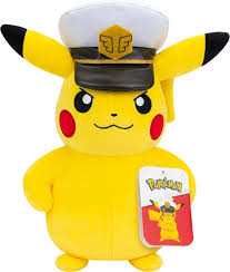 Captain Pikachu Plush 20cm