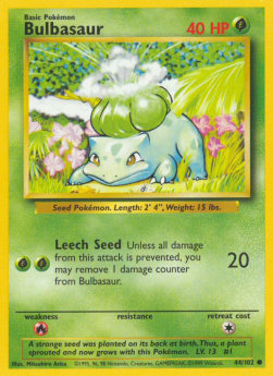 Bulbasaur (BS 44) Base Set ( NL )