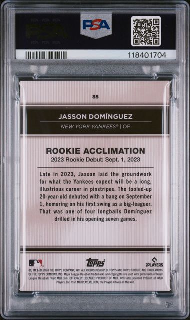 2024 TOPPS TRIBUTE #85 JASSON DOMINGUEZ