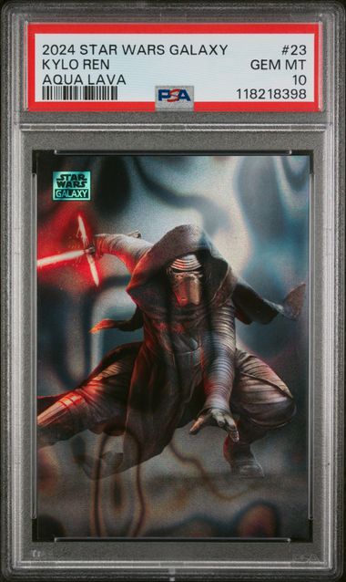 2024 TOPPS CHROME STAR WARS GALAXY #23 KYLO REN AQUA LAVA