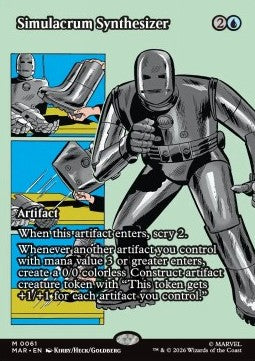Simulacrum Synthesizer Marvel Source Material Cards