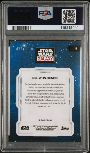 2024 TOPPS CHROME STAR WARS GALAXY #13 OBI-WAN KENOBI PRISM REFRACTOR