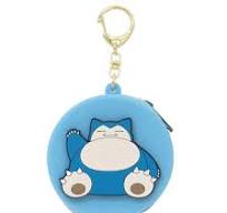 Japan Pokémon Silicone Mini Pouch Keychain - Snorlax