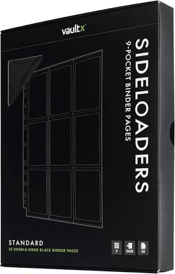 SIDELOADERS 9-POCKET binder pages 50 pcs