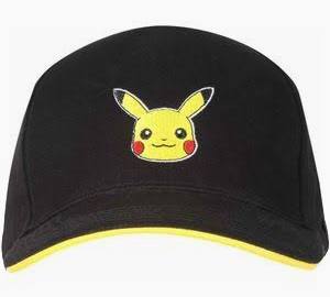 pokemon curved Bill Cap pikachu badge
