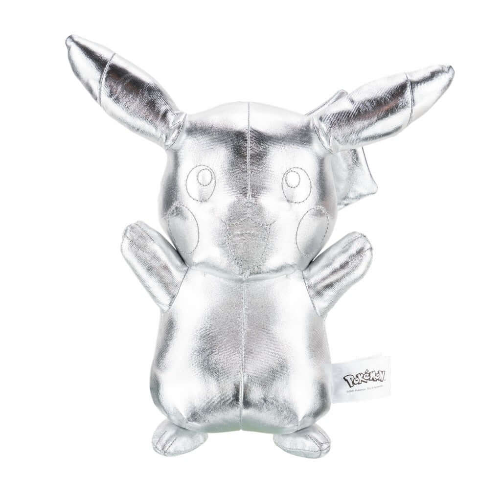 Pokemon: 25th Anniversary - Silver Pikachu Plush