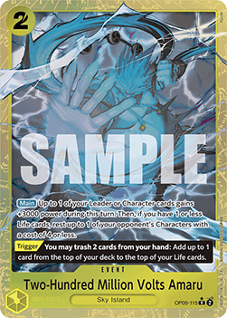 Two-Hundred Million Volts Amaru (OP05-115) (V.4) The Best