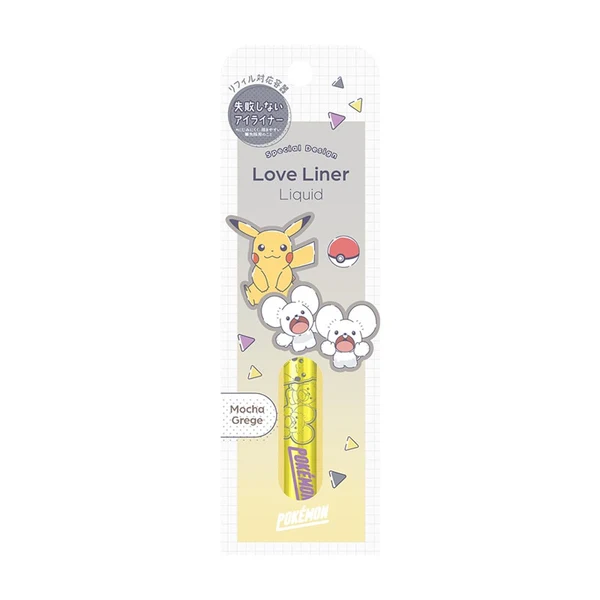 Love Liner Liquid Eyeliner Limited Pokémon #Mocha Grege 0.55ml