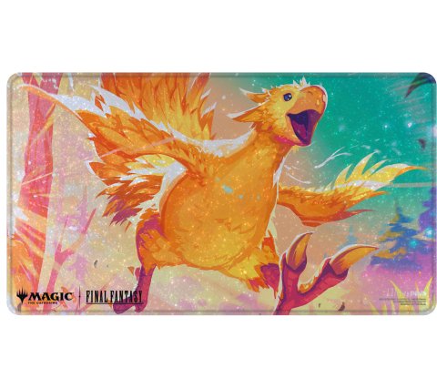 Ultra Pro Magic: The Gathering - Final Fantasy Premium Holofoil Playmat: Traveling Chocobo Yellow