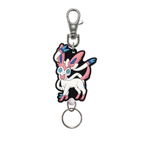 SK Japan Pokémon Rubber Reel Keychain - Sylveon