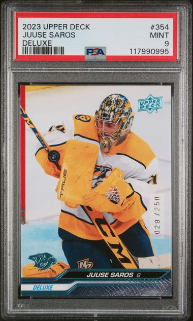 2023 UPPER DECK #354 JUUSE SAROS DELUXE