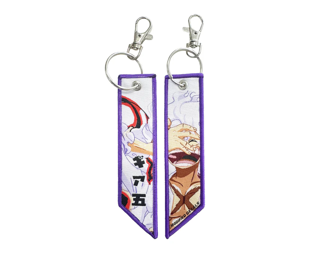 Modified Decals Gear 5 Luffy Key Chain