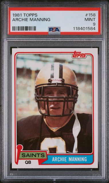 1981 TOPPS #158 ARCHIE MANNING