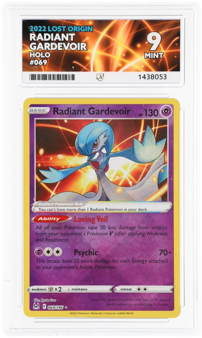ACE Mint 9 2022 Lost Origin Radiant Gardevoir Holo #069